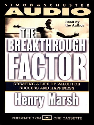 cover image of The Breakthrough Factor